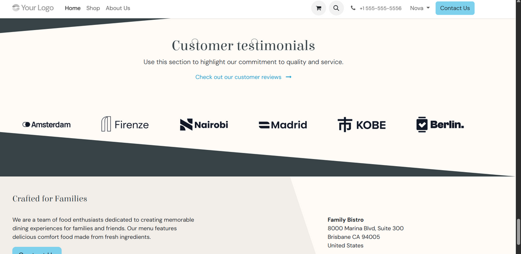 Restaurant Website1