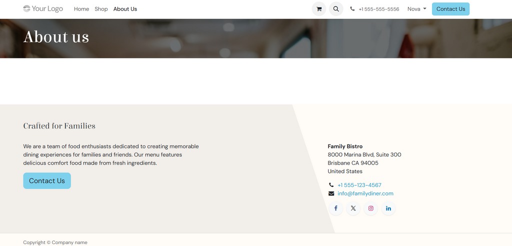 Restaurant Website1