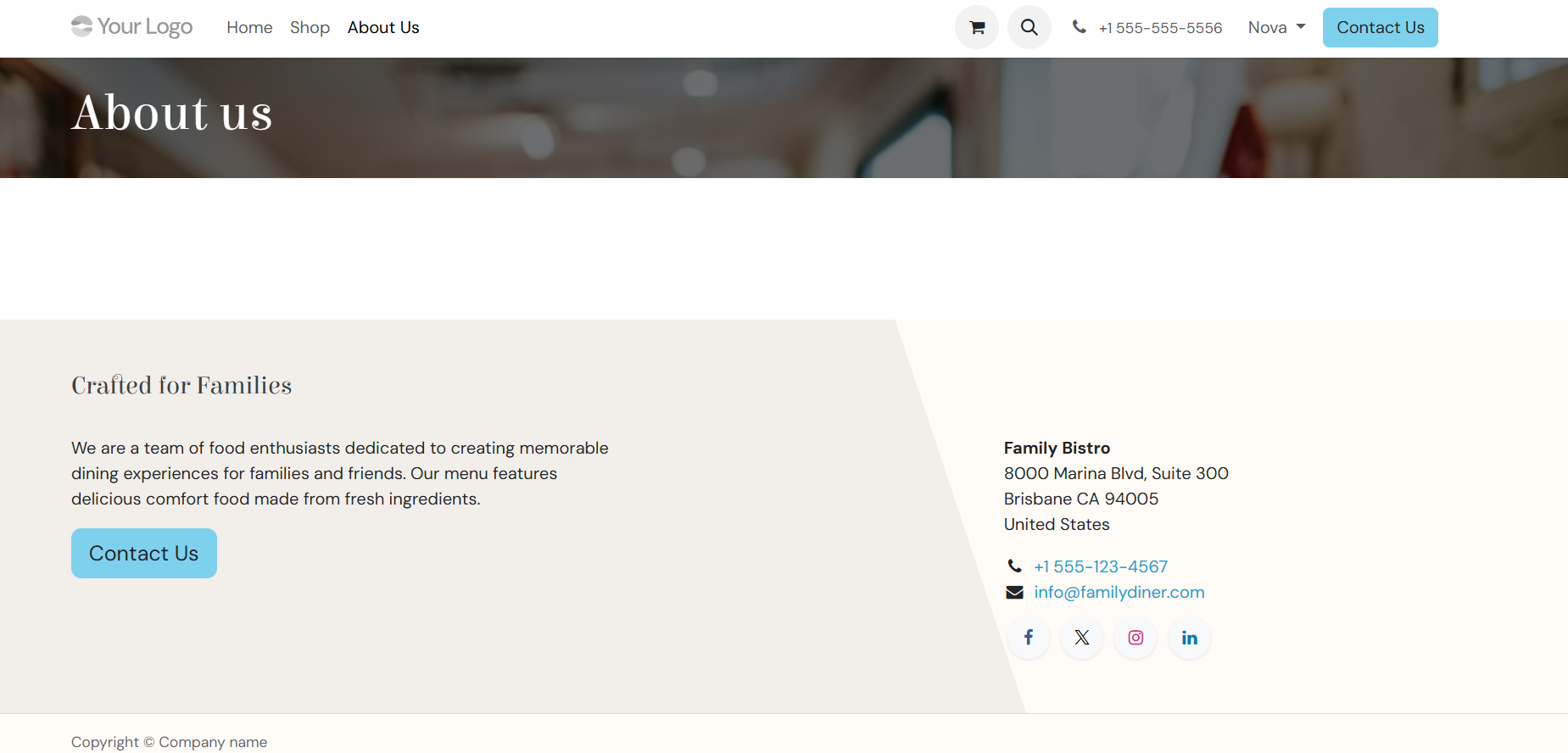 Restaurant Website1