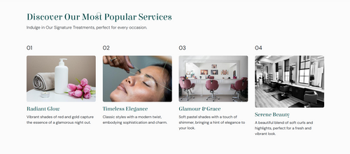 Beauty Salon Website2