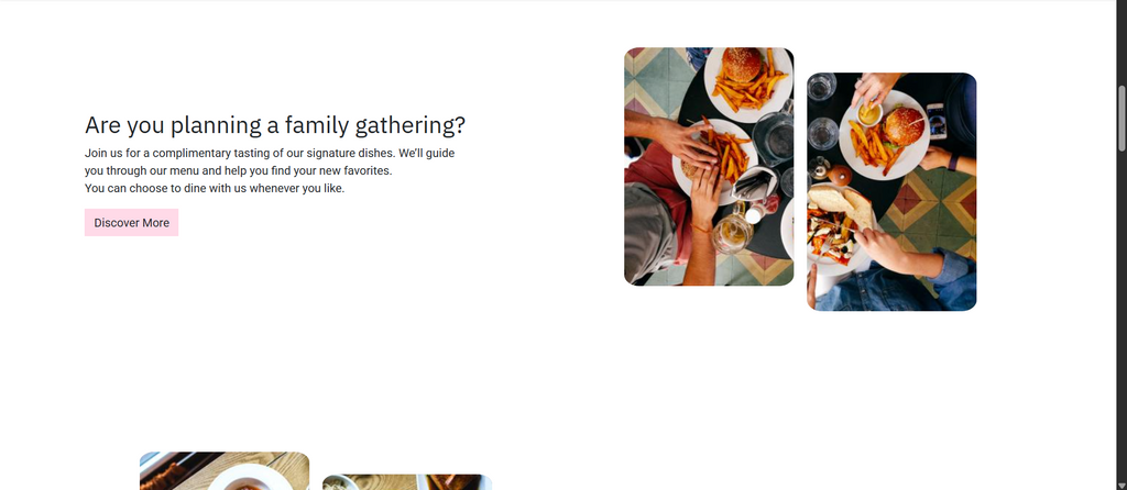 Restaurant Website3