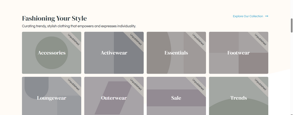 Clothing Store Website1