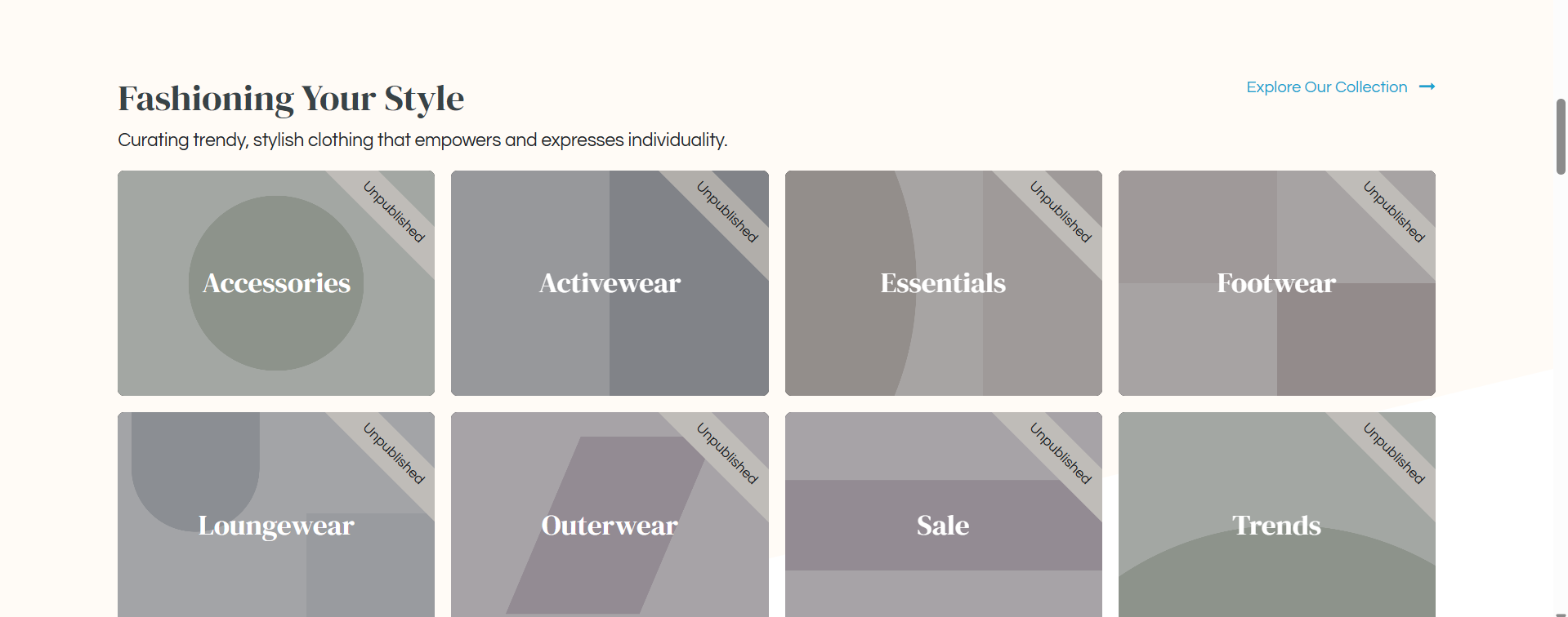 Clothing Store Website1
