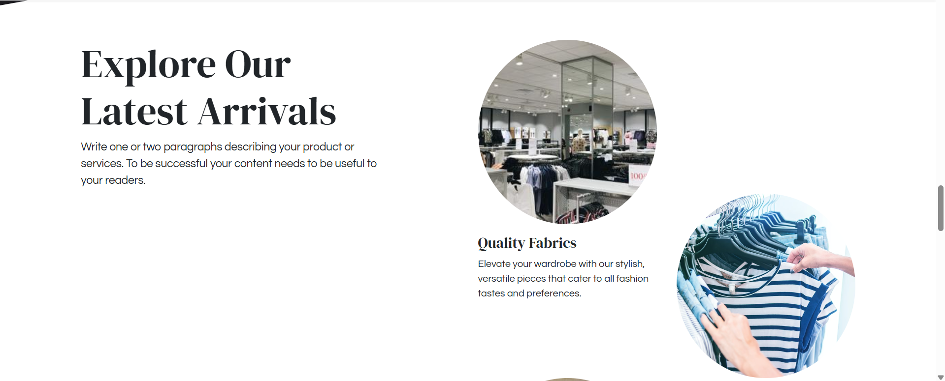 Clothing Store Website1