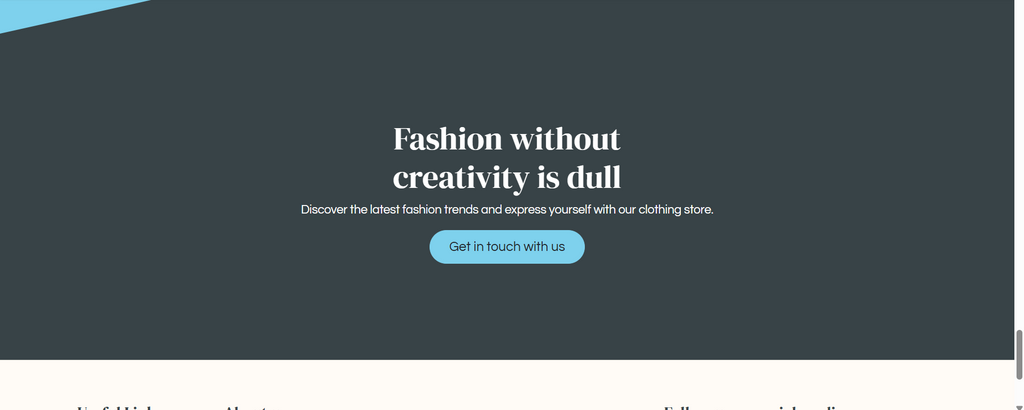 Clothing Store Website1