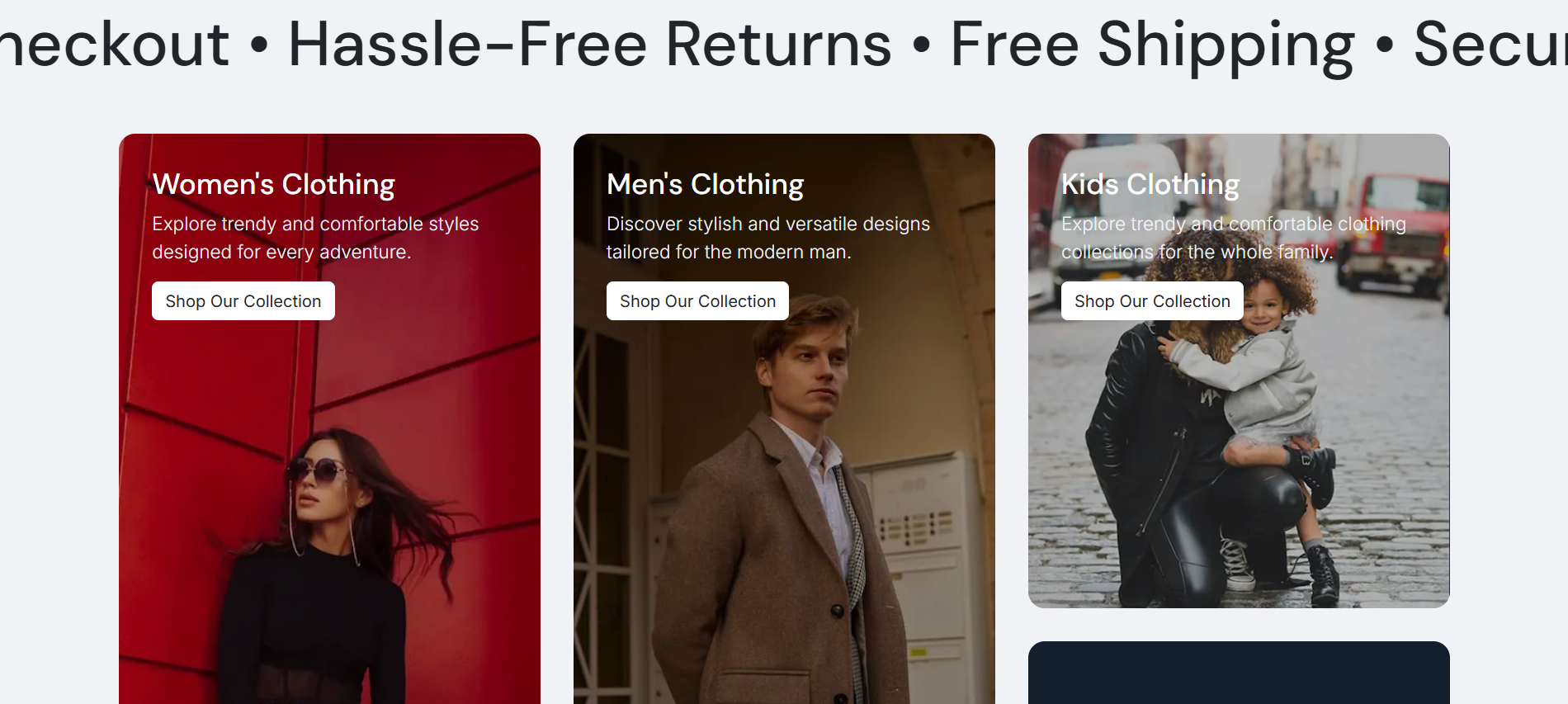 Clothing Store Website2