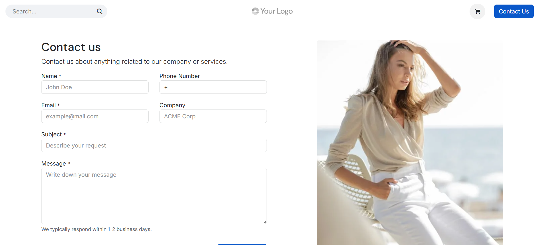 Clothing Store Website2