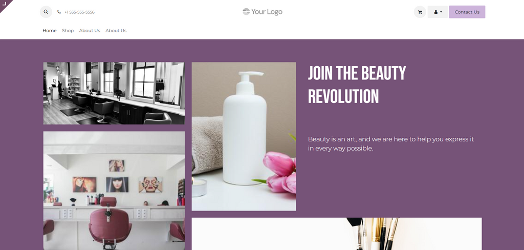 Beauty Salon Website1