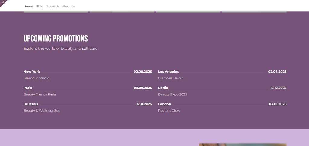 Beauty Salon Website1