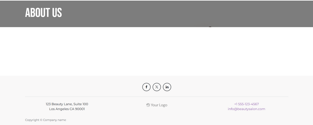 Beauty Salon Website1