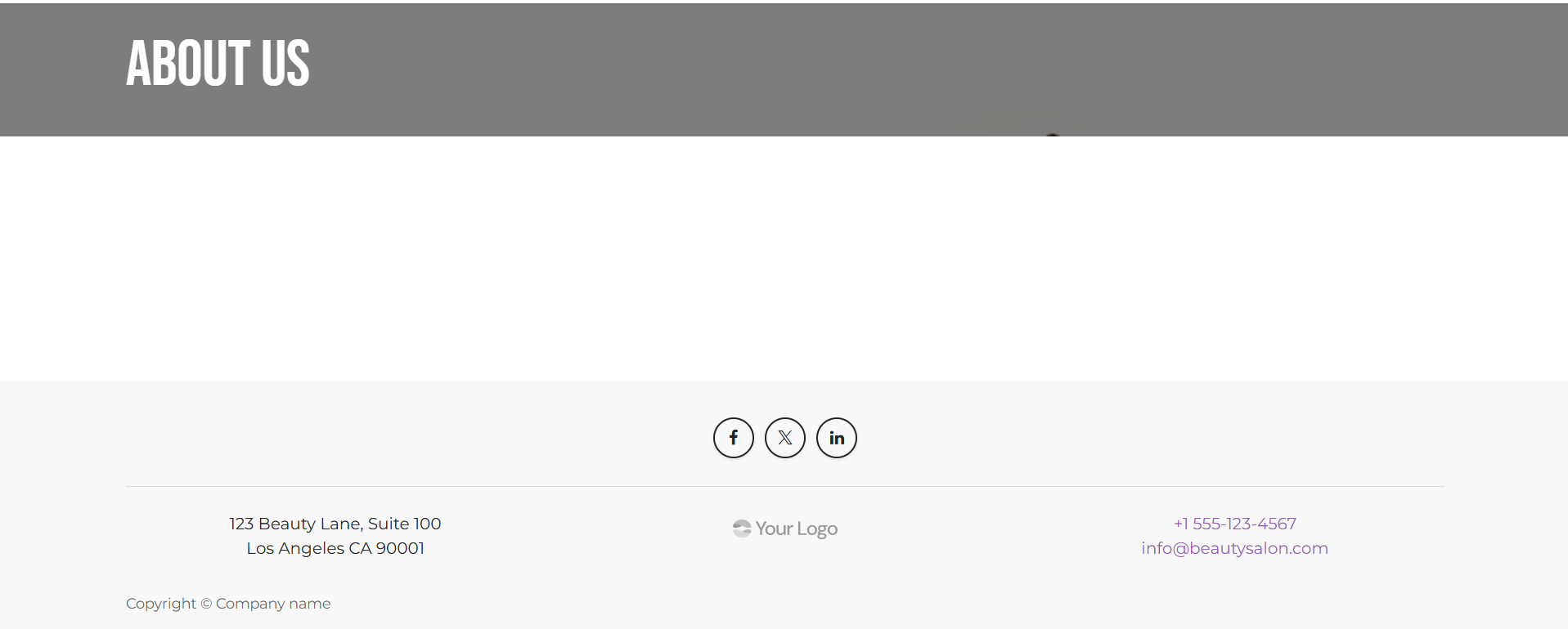 Beauty Salon Website1