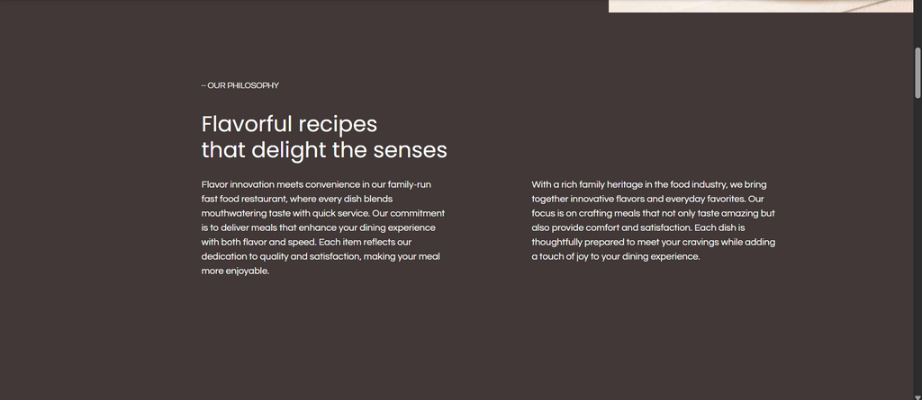 Fast Food Website1