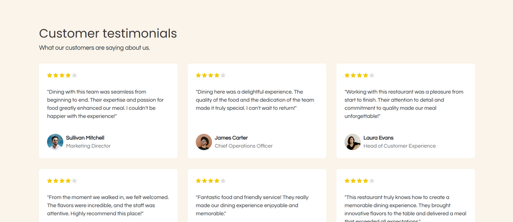 Fast Food Website1